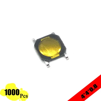 

1000pcs/lot touch switch 5.2*5.2*0.8mm 4 PIN Metal Tactile 12V 0.5A Micro SMT Push Button Switch High-Quality