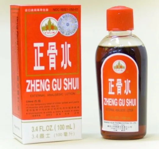 Zheng Gu Shui-внешний обезболивающий лосьон, 3,4 унций/4 бутылки