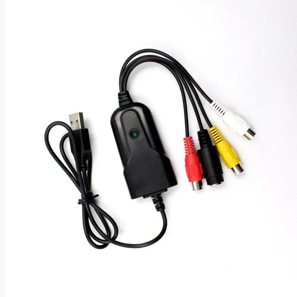 USB 2 0 конвертер VHS в DVD конвертирует Аналоговое видео цифровой формат аудио карта