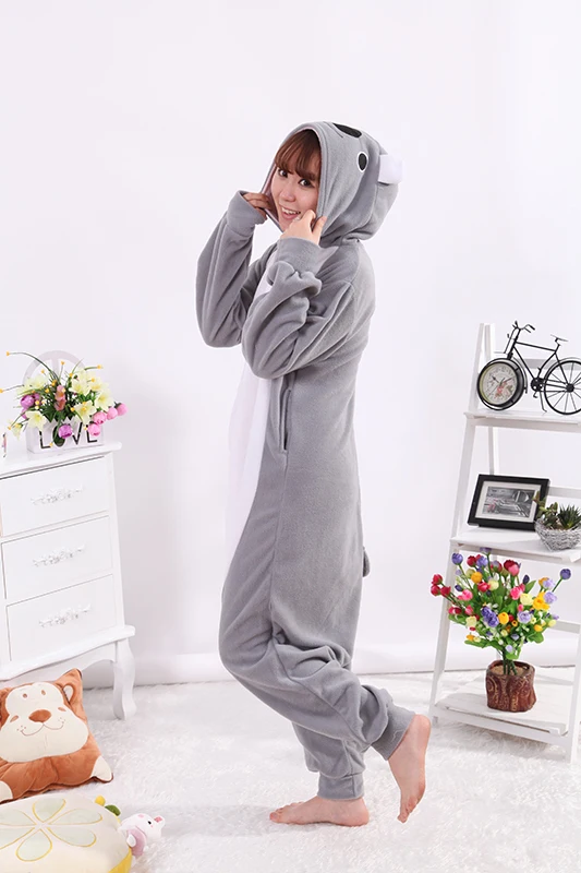 

Kigurumi Koala Onesies Pyjamas Unisex Sleepsuit Adult Pajamas Cosplay Costumes Animal Onesie Sleepwear Jumpsuit For Man Women