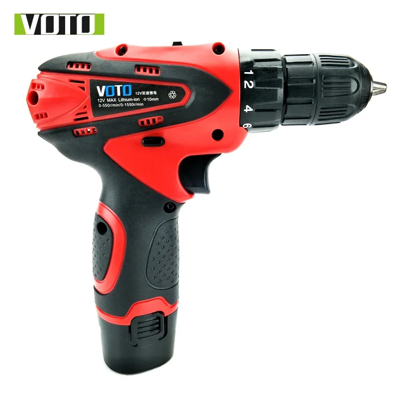 VOTO electric Drill Screwdriver Power Tools Cordless Carbon brush Mini