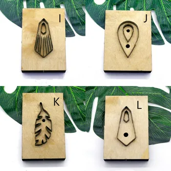 

Japan Steel Blade Rule Die Cut Steel Punch Leaf Diamond Eardrop Cutting Mold Wood Dies for Leather Cutter for Leather Crafts