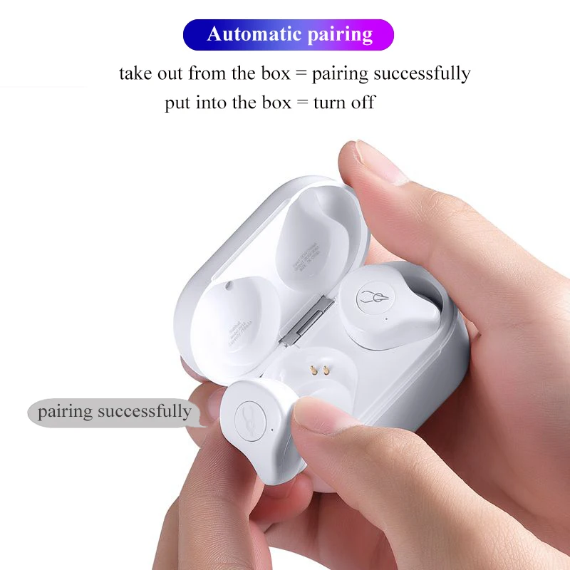 Мини наушник Bluetooth TWS беспроводные наушники Классный рисунок стерео вкладыши 5 0