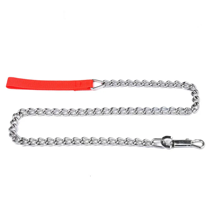 

New durable Metal stainless steel Medium and Large dog Chain Snap design Resistant to bite Wear big dog leash Pet traction rope