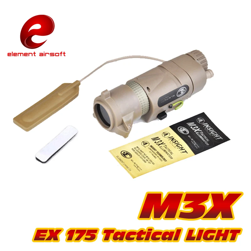 Element Airsoft Flashlight M3X Tactical Weapon Softair Wapens Weapons For Arsoft Armas Rifle Pressure Arms Lantern Gun Light | Спорт и