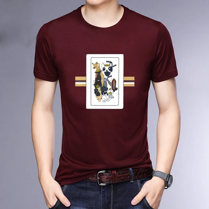 

HAYBLST Brand Men T Shirts Funny Summer 2019 The New Fashion Casual Cotton Tops & Tees Homme Breathable Plus Size 5XL TShirt Men