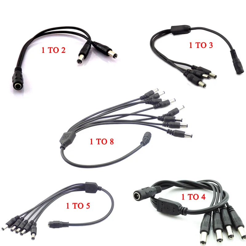 21 55Mm 1 Female To 2 3 4 5 8 Male Dc Power Splitter Plug Cable For Cctv Security Camera Accessories Supply Adapter 12V huismerk kopen in de aanbieding 21 55Mm 1 Female To 2 3 4 5 8 Male Dc Power Splitter Plug Cable For Cctv Security Camera Accessories Supply Adapter 12V huismerk kopen in de aanbieding