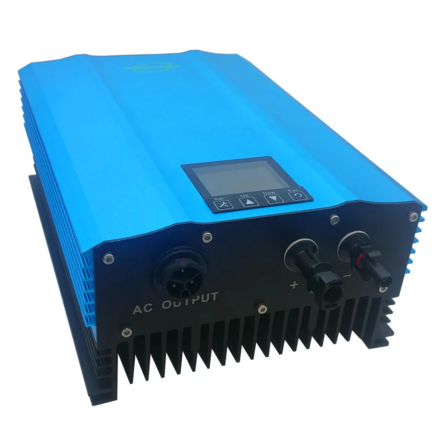 

1200W grid tie power inverter PV input 85-130v High frequency isolation AC230V battery discharge waterproof solar inverter IP65