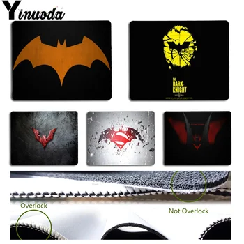 

Yinuoda Hero Batman logo Customized laptop Gaming mouse pad Size for 18x22x0.2cm Gaming Mousepads