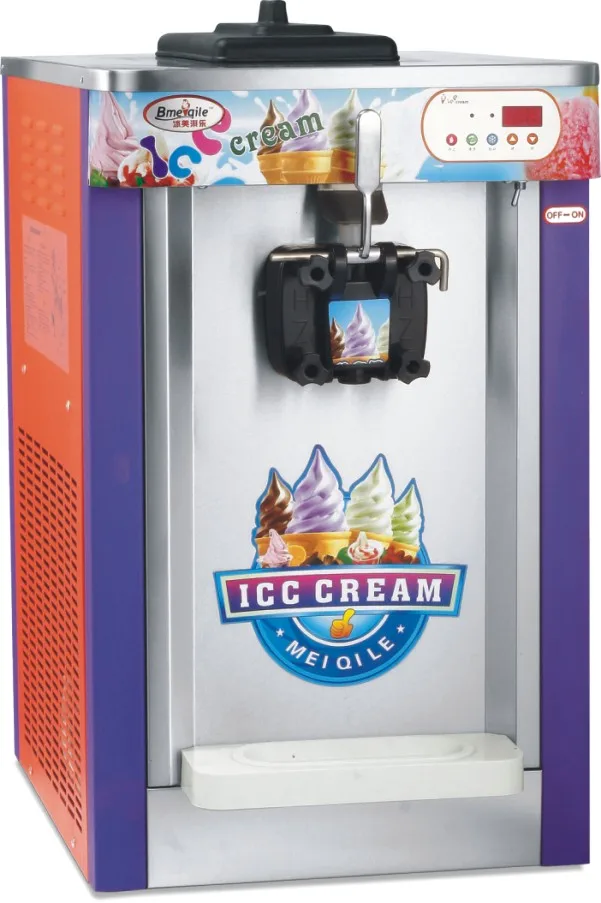 Mql16a Desktop Single Head Spray Cone Machine Ice Cream Machine Ice Cream Machine Two Color