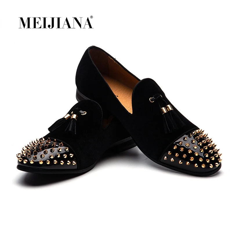 MEIJIANA 2019 New Customized Luxury Men Loafers Nubuck Leather Handmade Fashion Tassel Mens Shoes Spring/autumn Banquet | Обувь