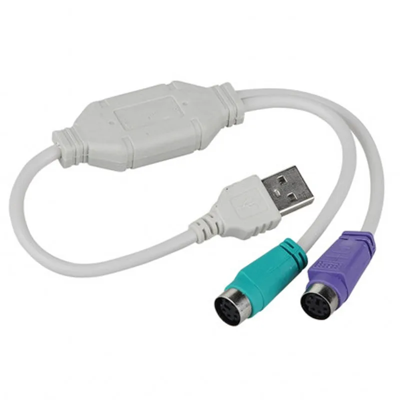 USB папа PS/2 PS2 Женский кабель адаптер конвертер использовать в шнура конвертера