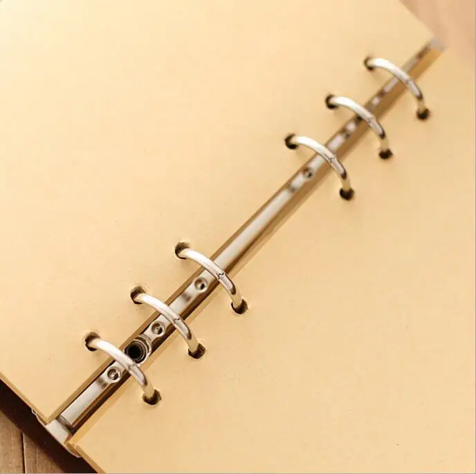 5 7 8.5 Inch PU Leather Loose-leaf Notebook Travel Notepad 80 Sheets Khaki Paper Birthday Pirate Sailor Pirate Book Diary