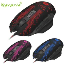 Carprie Новинка 3200 dpi 8D кнопки светодиодный Механическая Проводная игровая мышь для ПК ноутбука Горячая 17May12 дропшиппинг
