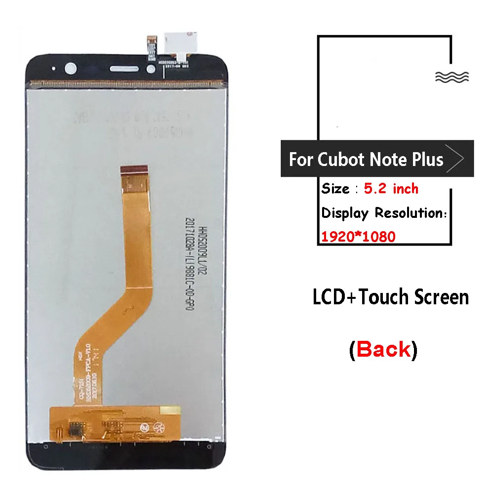 Для Cubot Note Plus ЖК дисплей + сенсорный экран 5 2 дюйма для в сборе Замена