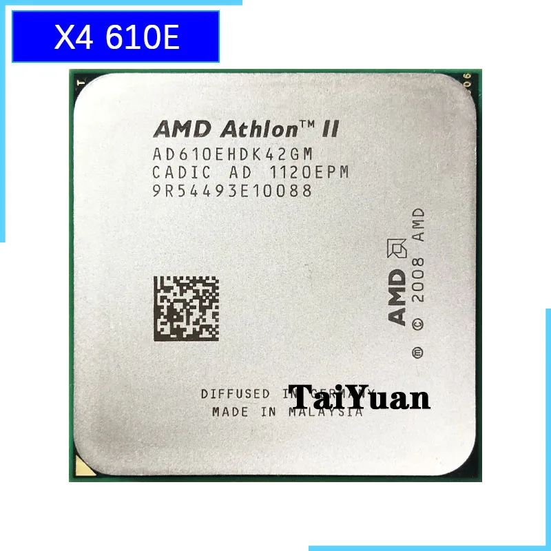 Четырехъядерный процессор AMD Athlon II X4 610e 2 4 ГГц AD610EHDK42GM Socket AM3 | Компьютеры и офис