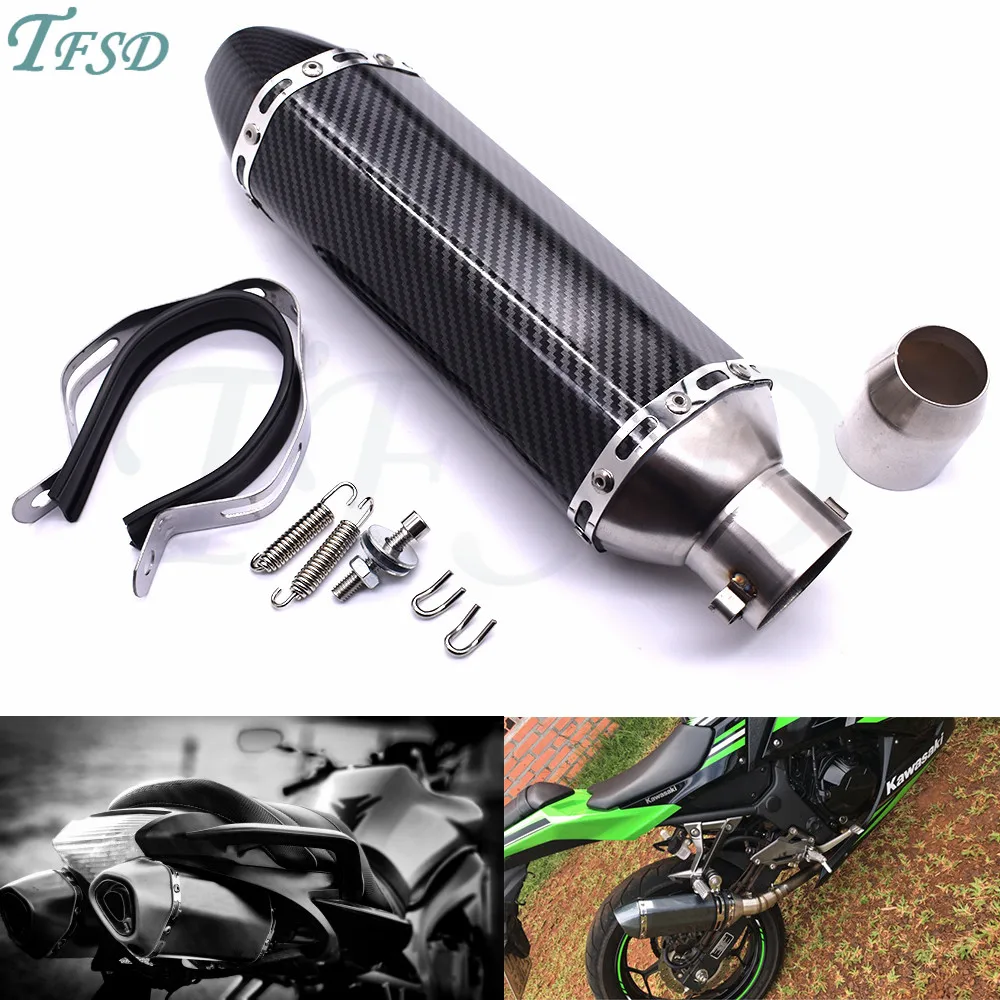

36-51mm Universal Motorcycle Akrapovic Exhaust Modified Muffler Pipe For Honda CBR250R CBR300R CBR500R CBR 250R 300R 500R CB500F
