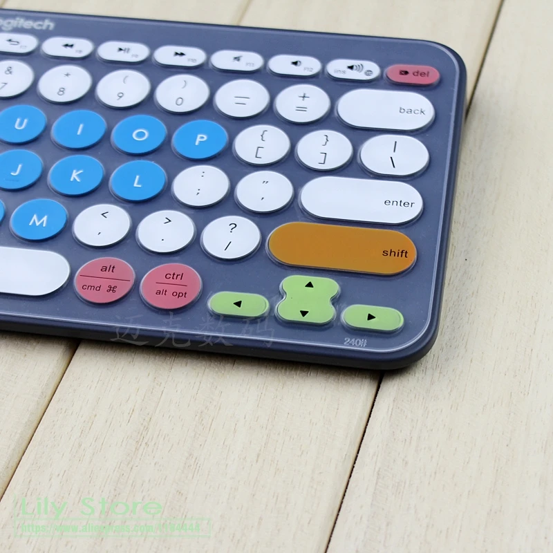 Силиконовый защитный чехол для клавиатуры Logitech K380 водонепроницаемая Защитная