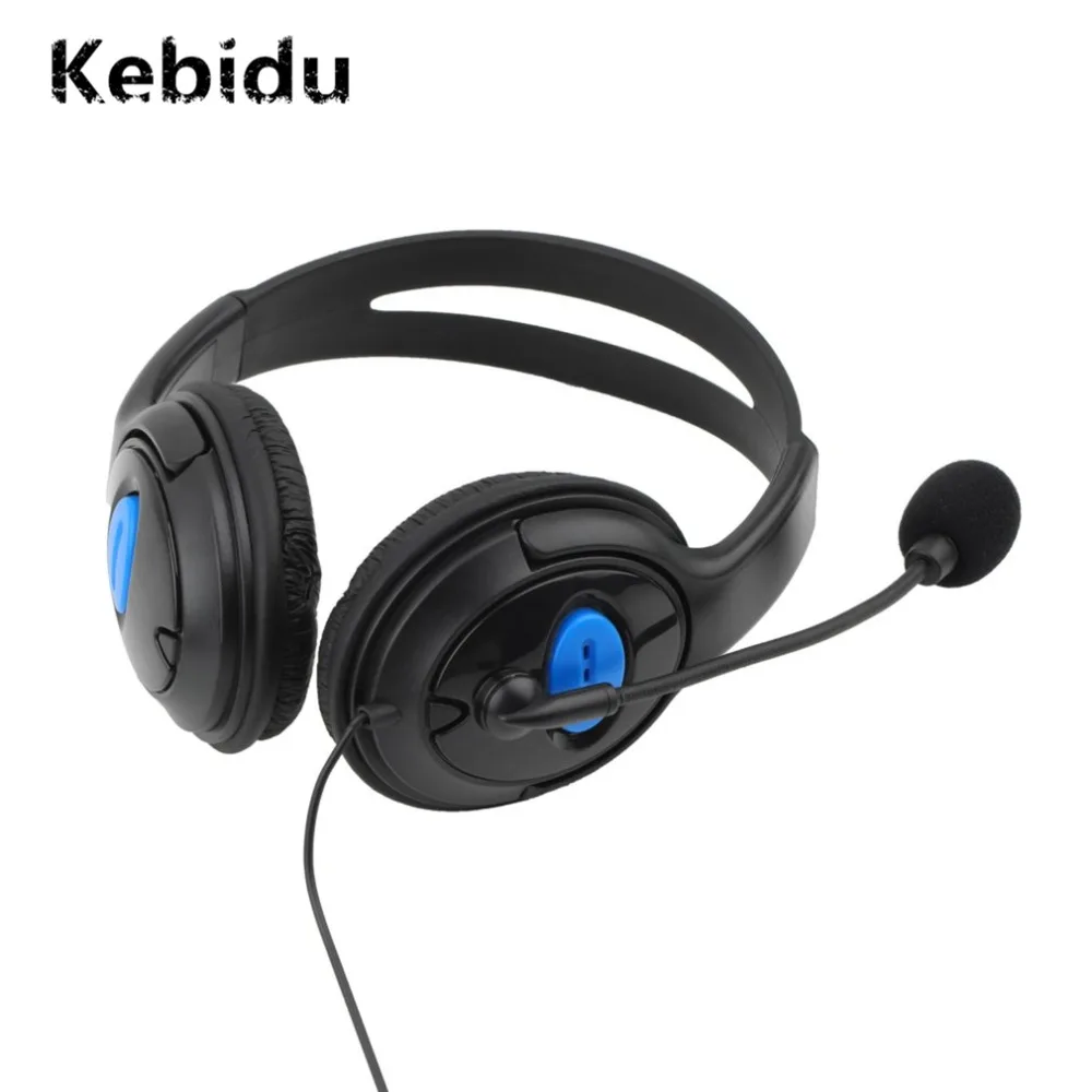 Kebidu Fashion 3.5mm AUX Gaming Headset Wired With Mic Headphones Ear
