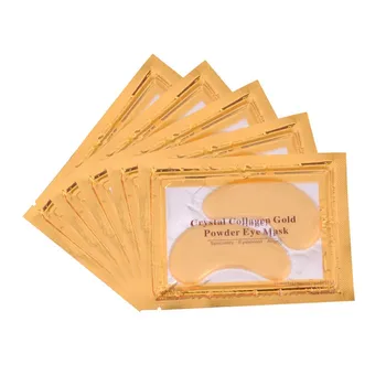 

Women Gold Crystal Collagen Eye Mask Lady Eye Patches Eyes Care Moisturizing