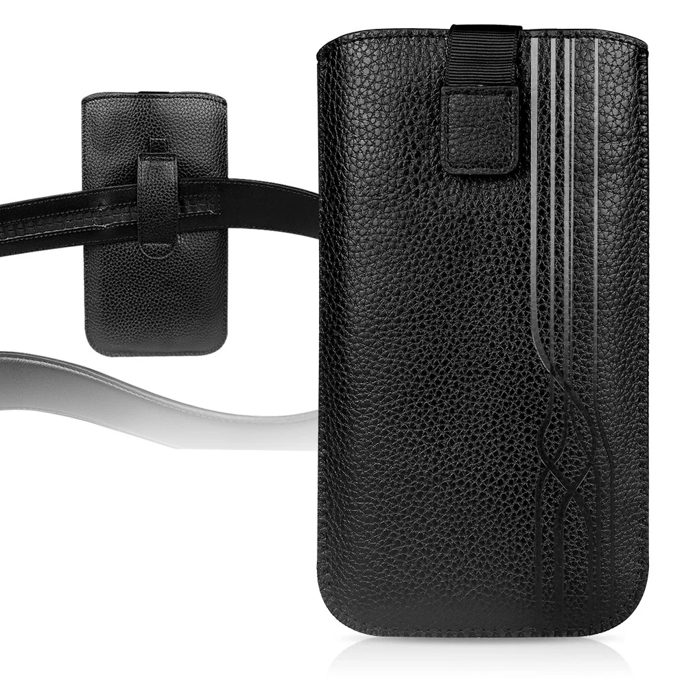 

Lichee Pattern belt clip multifunction Phone bag For iPhone X 5 6S 7 8 Plus Galaxy Note8 For Xiaomi Huawei Phone Leather bag