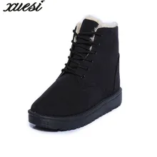 XUESI Mulheres Botas 2018 Botas de Inverno Mulheres de Pele Quente Ankle Boots Para As Mulheres Sapatos de Inverno Quente Botas Mujer Bota Feminina