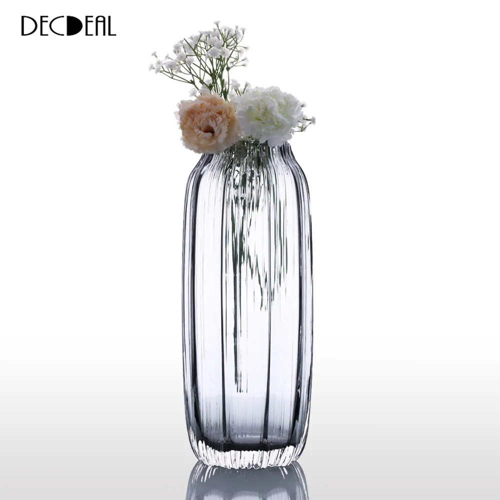 casamotion glass vase modern ribbed design glass vase home room decoration floral arrangements straight shape flower - Vase Design Ideas casamotion glass vase modern ribbed design glass vase home room decoration floral arrangements straight shape flower - Vase Design Ideas