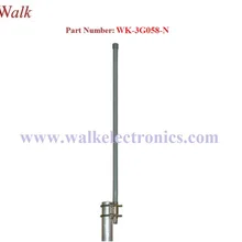 Высокая усиление наружного использования полюс крепление gsm 3g стеклянная волоконная антенна N male 2g 3g Многополосная волоконная антенна на стекло