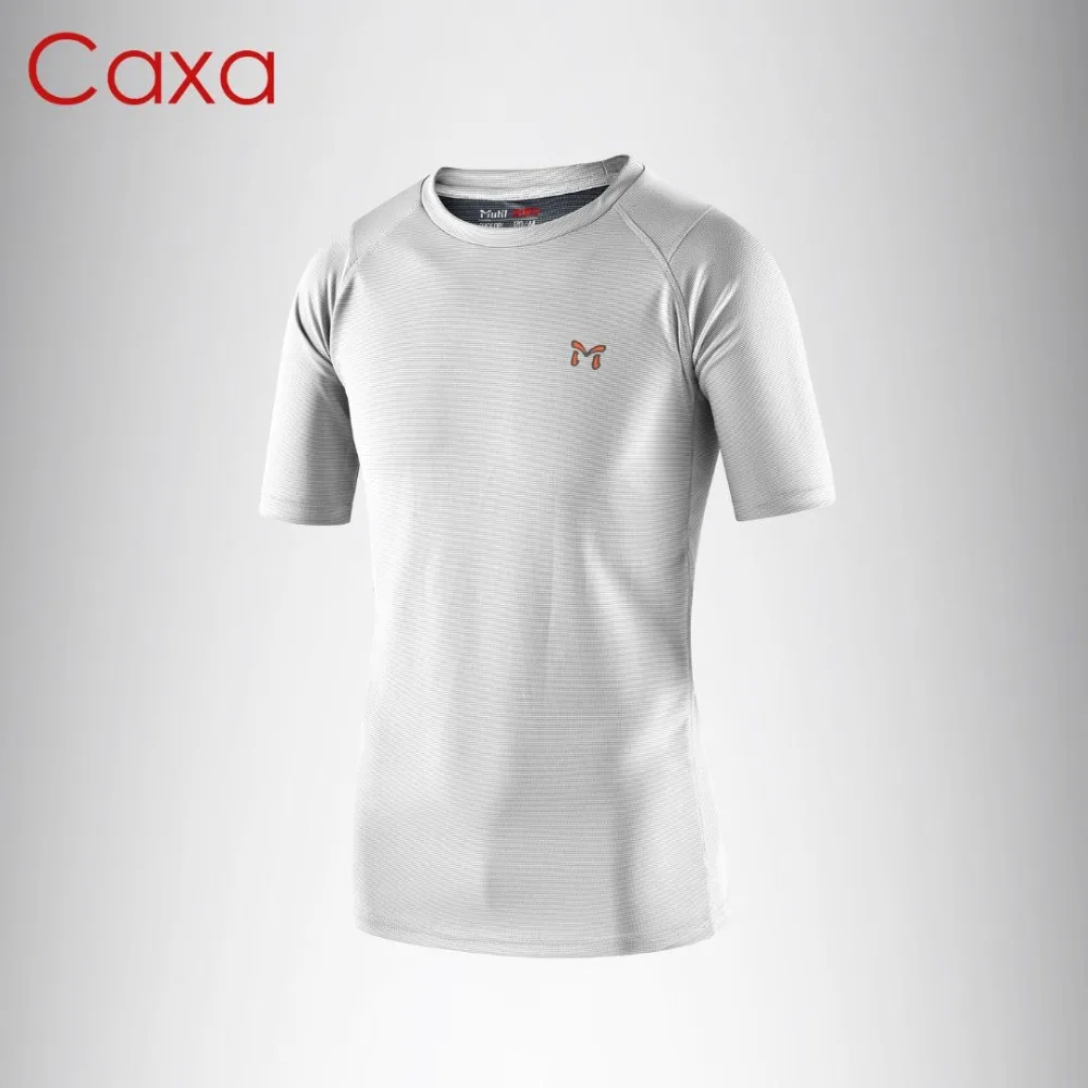 Caxa Мужская быстросохнущая Спортивная футболка, светильник, мягкая футболка для альпинизма, баскетбольная уличная спортивная футболка для бега, футболка для спортзала, фитнеса