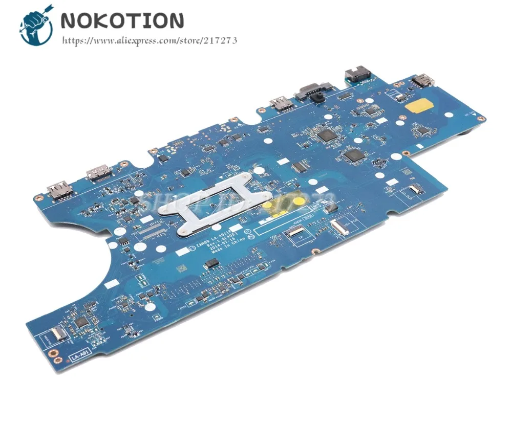 NOKOTION CN-0M5HV7 0M5HV7 ZAM80 LA-A911P اللوحة الرئيسية لديل خط العرض 15 E5550 اللوحة المحمول I5-5200U CPU DDR3L