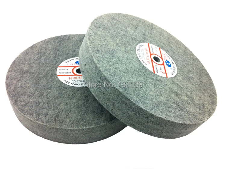 12"300mmX50mmT X16mm Non woven nylon buffing wheel for polishing
