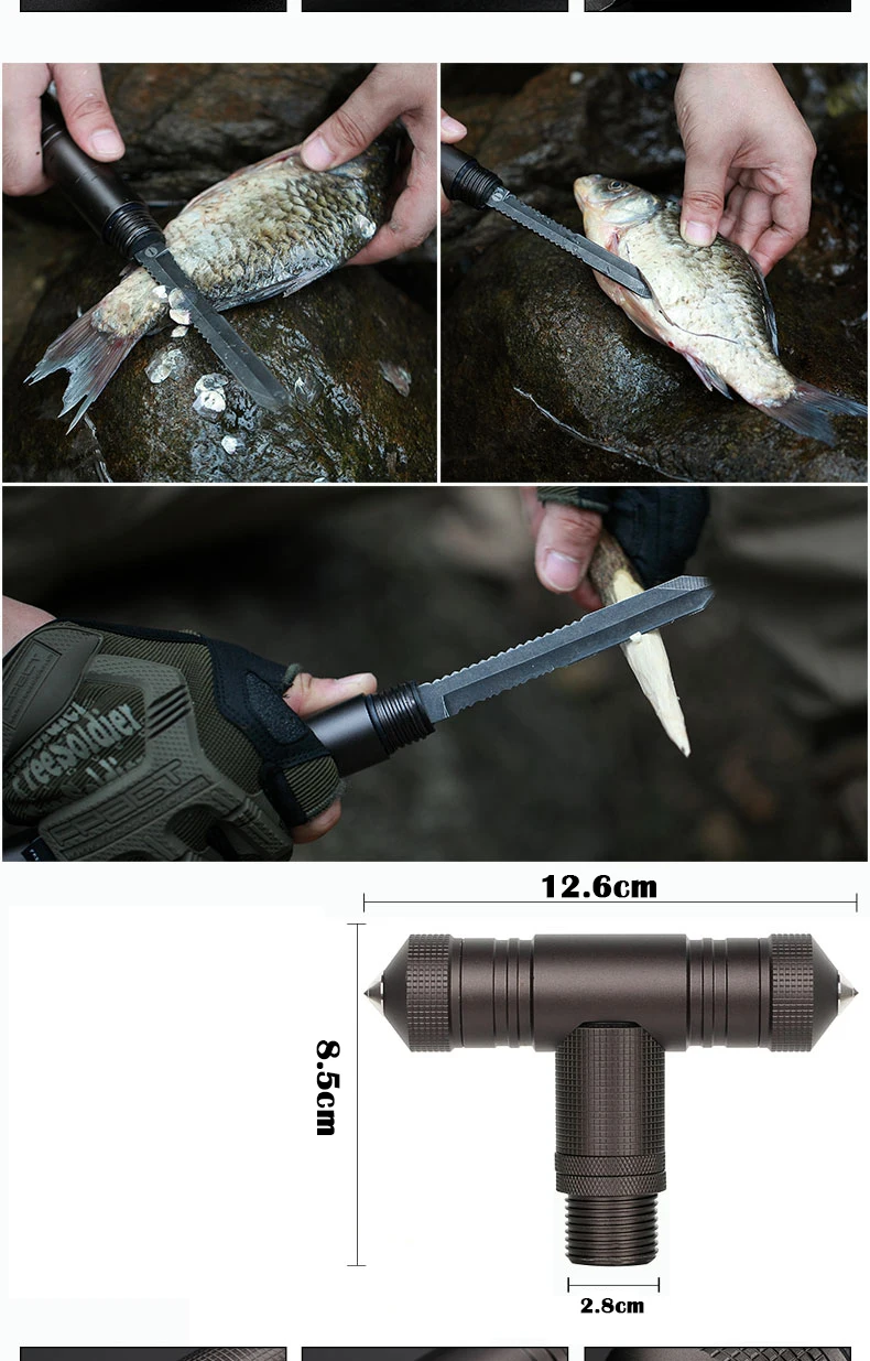 Тактический Открытый edc Многофункциональный инструмент для кемпинга DIY Шестерня для самообороны палка безопасный аварийный инструмент