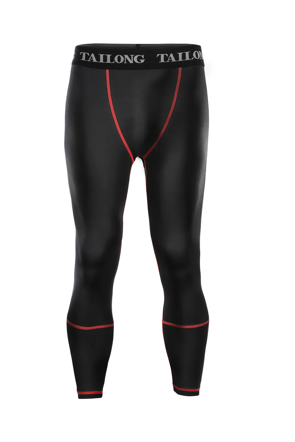 Junlan Мужские Брюки Компрессионные облегающие брюки для похудения брюки для тренировок Леггинсы эластичные шорты - Цвет: Red