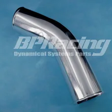3,1" дюймов/80 мм/70 градусов универсальная полированная DIY алюминиевая труба/толщина 2 мм/промежуточная труба/воздухозаборная труба/может быть сварена