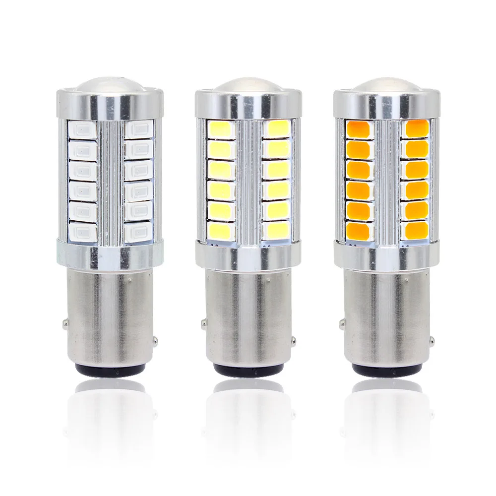 1 шт. 1157 BAY15D P21W 33 LED 5630 SMD Автомобильные задние лампы стоп сигналы автомобильные