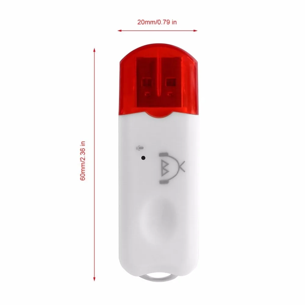 Портативный usb-адаптер AUX беспроводной Bluetooth 2,1 EDR USB музыкальный аудио приемник адаптер один Bluetooth аудио приемник