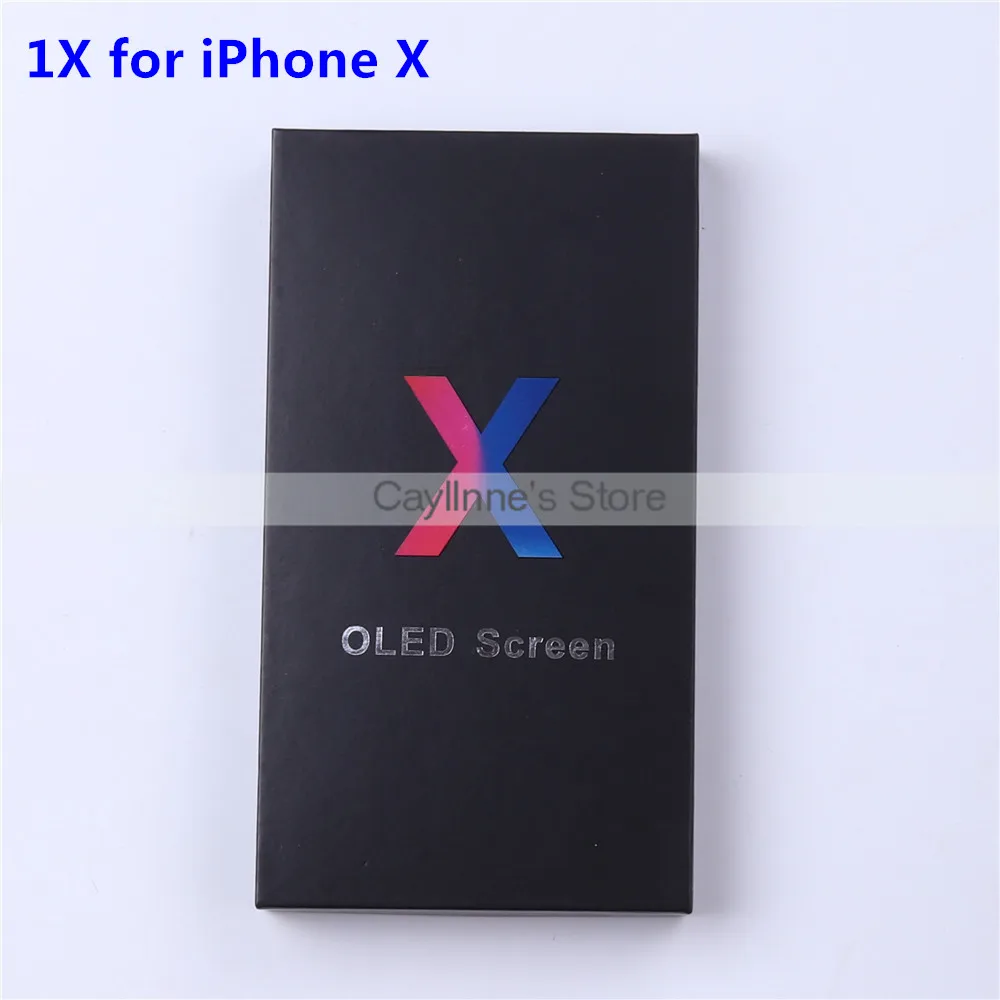 

100% Test AAA OLED LCD Display Assembly for iPhone X LCD Touch Screen Digitizer with Flex Replacement