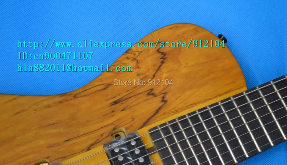 Опт и Розница 7-струны гитары в желтый f-1495+ коробка пены