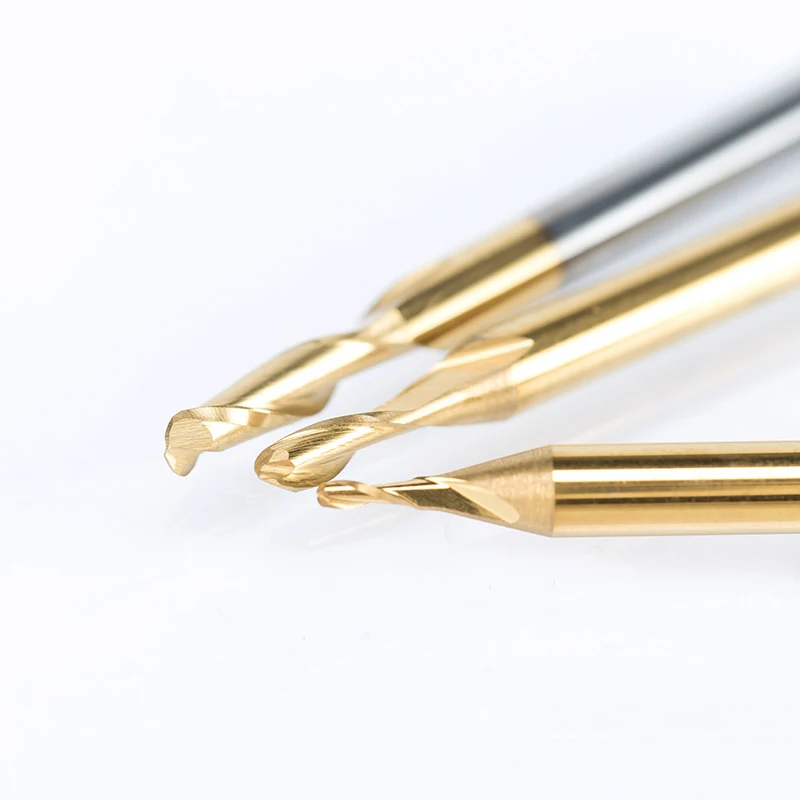 HUHAO-1pc-3-175mm-ball-nose-2-Flute-Spiral-TiN-Coating-end-mills-CNC-router-bits (1)