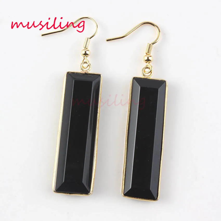 

Geometric Kendra Drop Earrings Natural Stone Scott Style Accessories Golden Plated Fashion Jewelry For Women Retail 1Pair