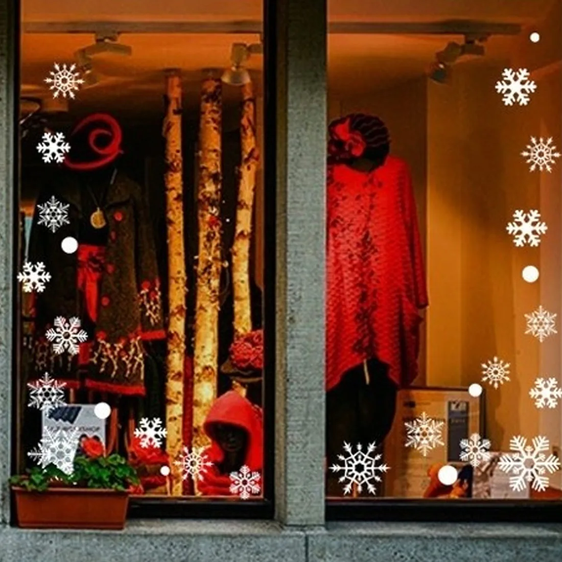 

Sdr Snow Flakes Window Stickers Snowflake Wall Stickers Christmas Window Wall Decals Xmas Christmas Decoration