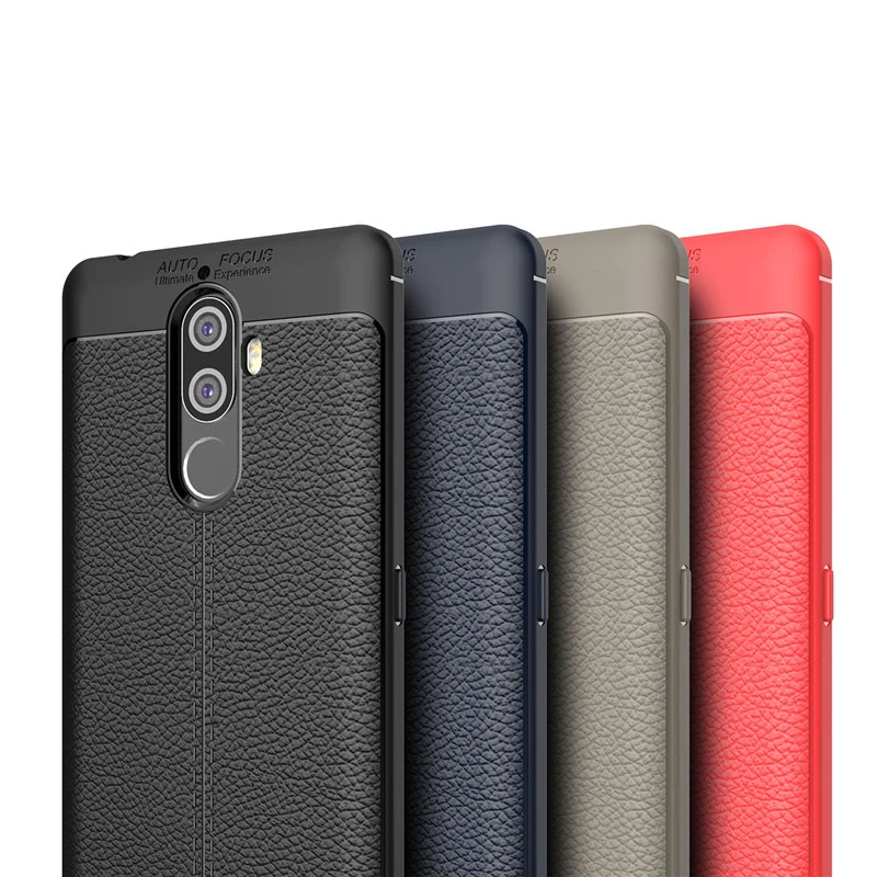 

Lichi Pattern Luxury Leather Case Soft TPU Back Cover Case For Lenovo K8 K8 Note For Lenovo S5 Z5 K520 Screen Protectors Cover