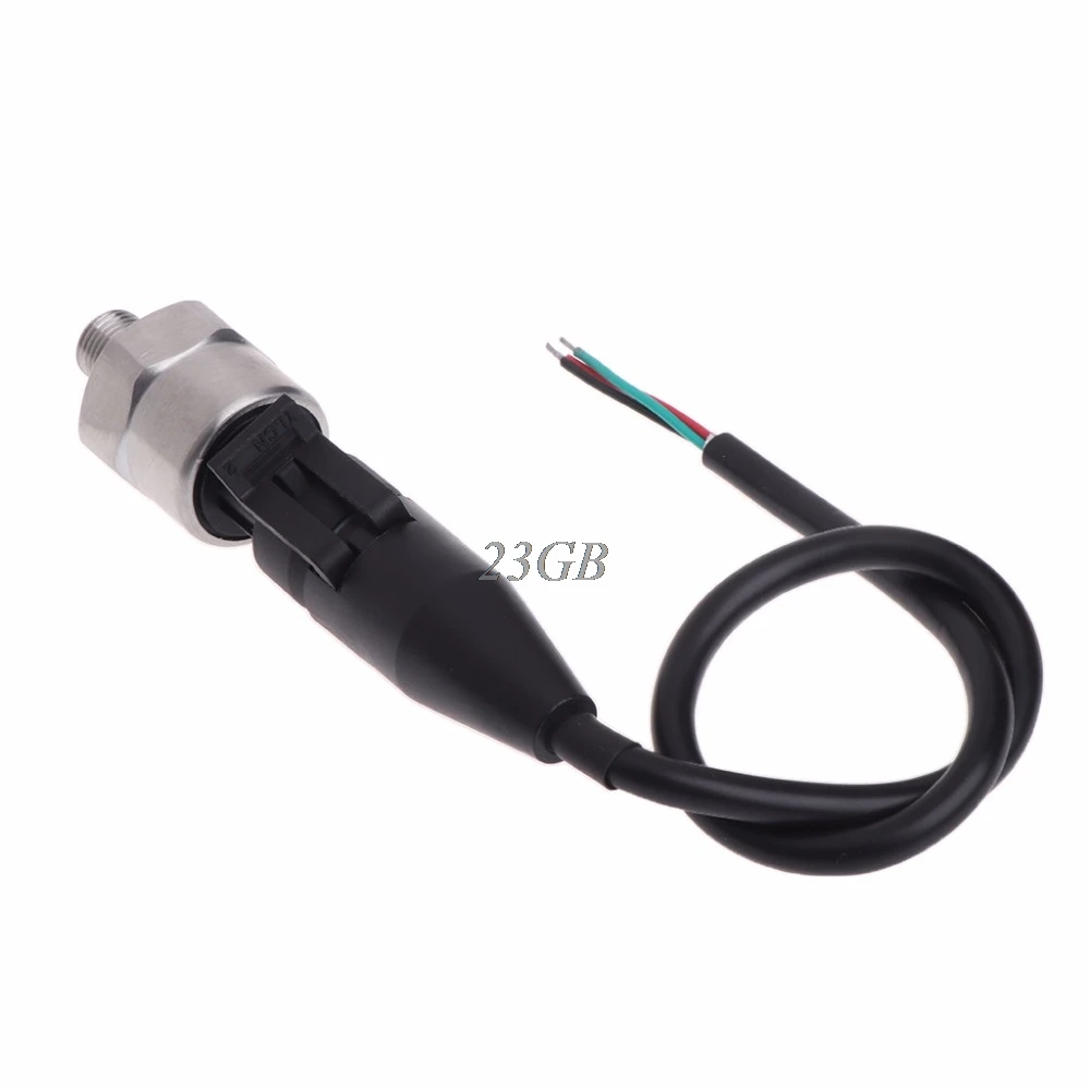 

DC5V 200 psi 1/8NPT Pressure Transducer Transmitter Sensor Stainless Steel Oil Air Water M22