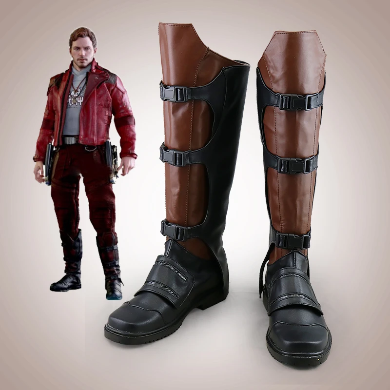 

New Guardians of the Galaxy Star-Lord Cosplay boots Anime Shoes customized