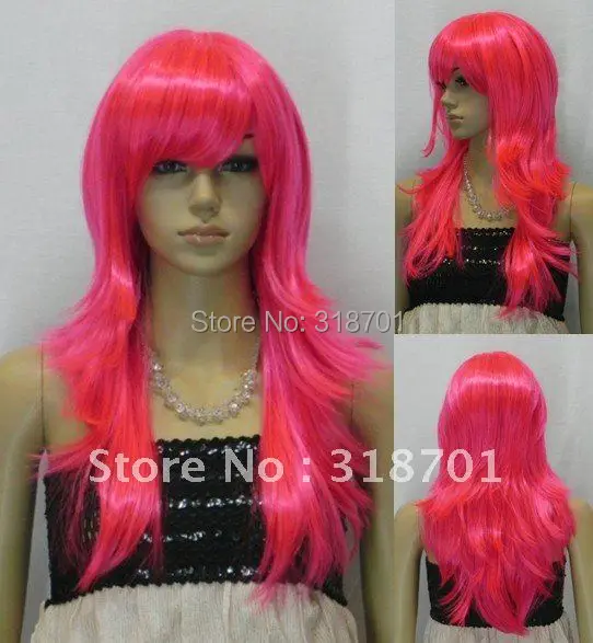 

pink hair Anime Long Cosplay Wigs.(Free Shipping) Wig wholesale