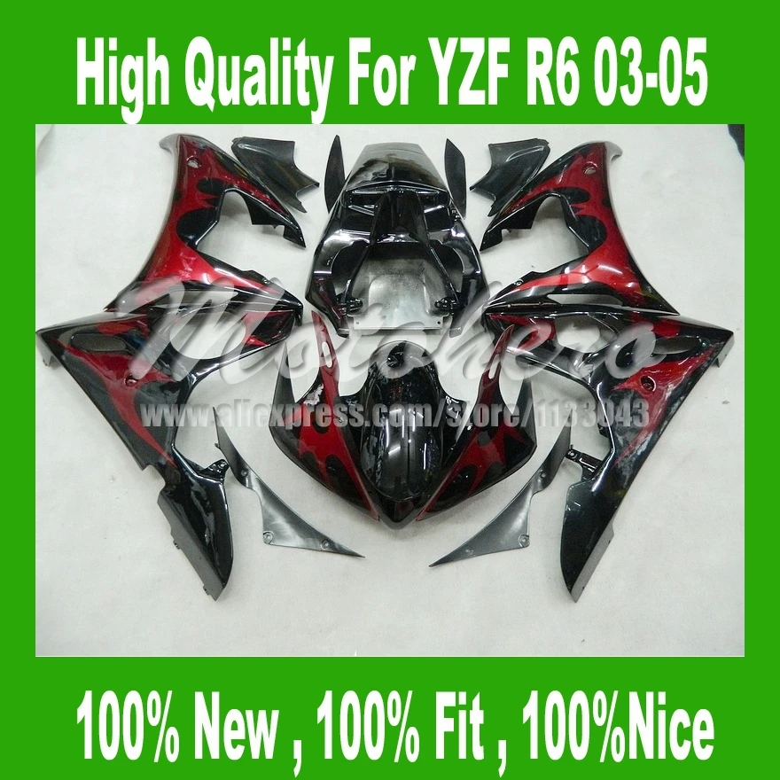 2005 yamaha r6 custom fairings