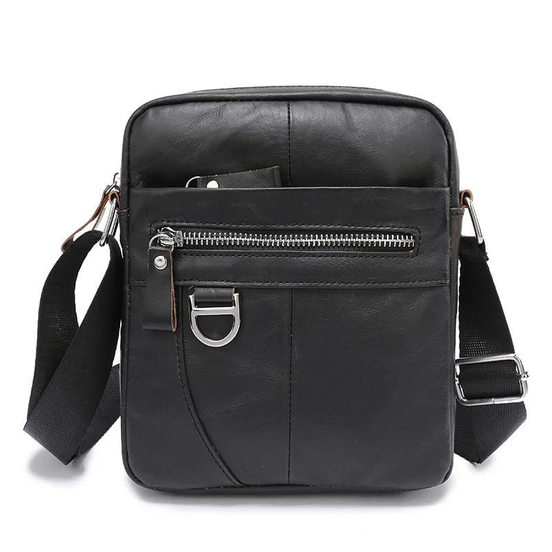 

2018 Genuine Leather Men Messenger Bags Travel Casual Crossbody Bag Business Men's Shoulder Bags Brand Men Cow Leather Small Bag