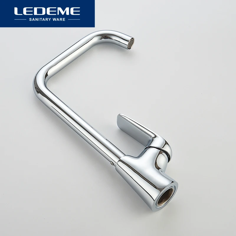  LEDEME Kitchen Faucet Single Handle Single Hole Pull Out Spray Kitchen Tap Kitchen Taps Water Tap K - 32830494552