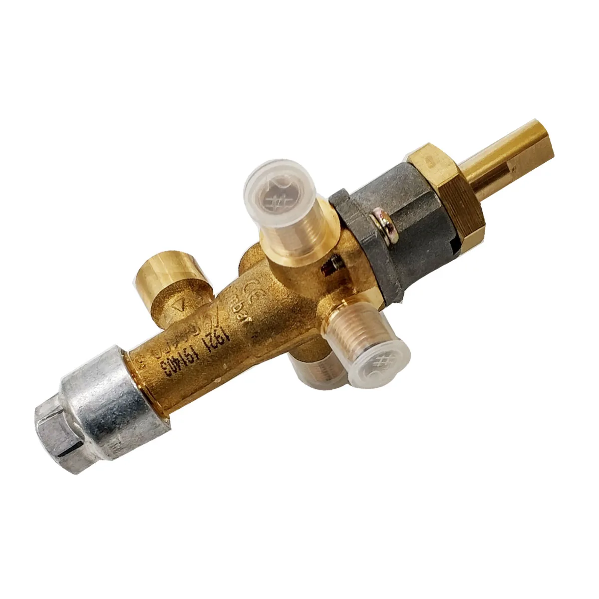 Earth Star One Way Inlet And Three Outlets New Copper Valve Propane Gas Room Space Heater / Fireplace Spare Replacement Parts Ga