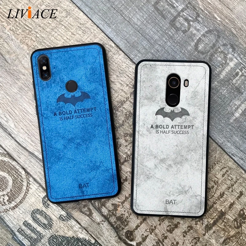 

deer cloth texture phone case on for xiaomi mi mix 3 5G mix 2 2s max 3 2 retro tpu hard back cover coque fundas